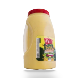 Aderezo Sabor a Maíz Fritz 3200 g en pote, recortado sobre fondo transparente