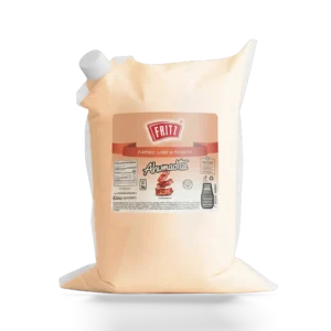 Aderezo Sabor a Tocineta Ahumadita Fritz 3 kg en bolsa, recortado sobre fondo transparente