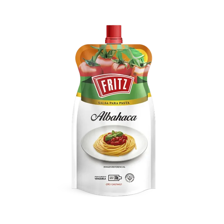 Doypack de Salsa para Pasta Albahaca de Fritz de 310 gramos