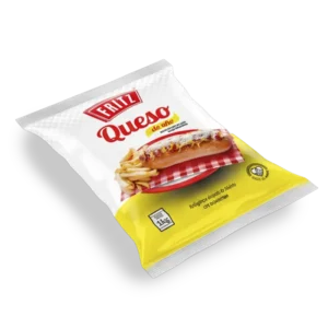 Queso de Año Fritz 1 kg en bolsa, recortado sobre fondo transparente