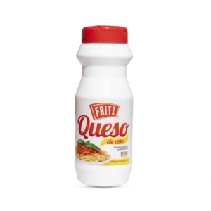 Queso de Año Fritz 180 g en frasco espolvoreador, recortado sobre fondo transparente