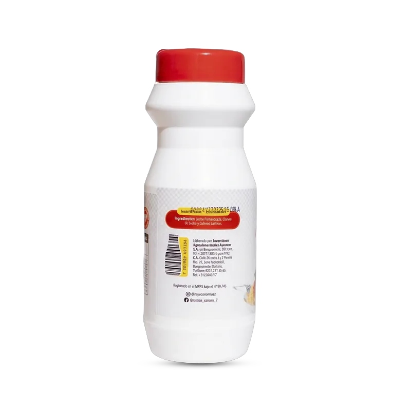 Queso de Año Fritz 180 g en frasco espolvoreador, recortado sobre fondo transparente