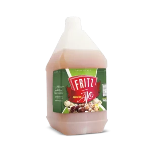 Galón de Salsa de Ajo de Fritz de 3600 centímetros cúbicos, visto de frente