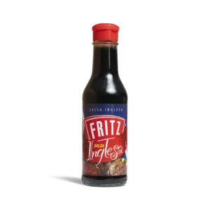 Botella de Salsa Inglesa de Fritz de 150 centímetros cúbicos, vista de frente